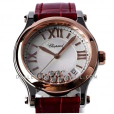 Happy Sport Automatic Red in Rose Gold