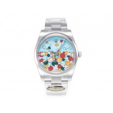 Oyster Perpetual 41mm 124300 Clean 1:1 Best Edition 904L Steel Balloon Dial on SS Bracelet VR3230