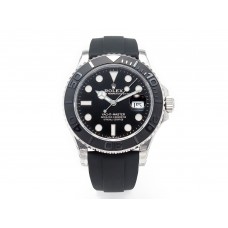 Yacht-Master 42mm 226659 VSF 1:1 Best Edition 3D Black Ceramic Bezel on Black Rubber Strap VS3235