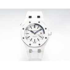 Royal Oak Offshore Diver 15707 White Ceramic ZF 1:1 Best Edition SA3120 Super Clone