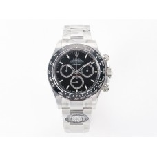 Daytona 126500 Clean 1:1 Best Edition 904L SS Case and Bracelet Black Dial SH4131