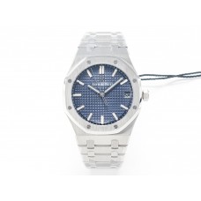 Royal Oak 41mm 15500 SS ZF 1:1 Best Edition Blue Textured Dial on SS Bracelet SA4302 Super Clone V3 Royal Oak 41mm 15500 SS ZF 1:1 Best Edition Blue Textured Dial on SS Bracelet SA4302 Super Clone V3