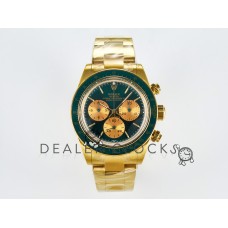 Daytona YG ADGF Best Edition Green/YG Dial on YG Bracelet A7750 Daytona YG ADGF Best Edition Green/YG Dial on YG Bracelet A7750
