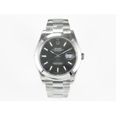 DateJust 41 126334 904L SS VSF 1:1 Best Edition Gray Dial on Oyster Bracelet VS3235