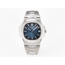Nautilus Jumbo 5711 JJF 1:1 Best Edition Blue Textured Dial On SS Bracelet A324 V3