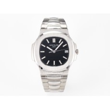 Nautilus Jumbo 5711 JJF 1:1 Best Edition Black Textured Dial On SS Bracelet A324 V3