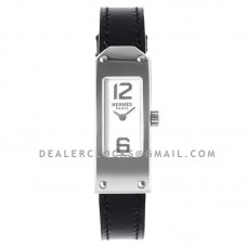 Kelly 2 White Dial in Steel on Black Leather Strap Double Tour Kelly 2 White Dial in Steel on Black Leather Strap Double Tour