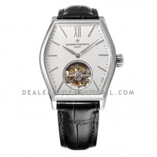 Malte Tourbillon White Dial in Steel