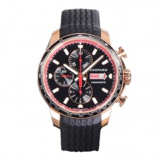 Mille Miglia GTS Chrono Black Dial in Rose Gold