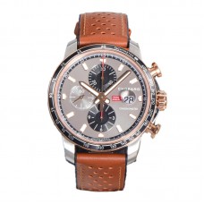 Mille Miglia GTS Chrono Grey Dial in Rose Gold/Steel