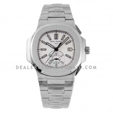 Nautilus 5980/1A-019 White Dial in Steel