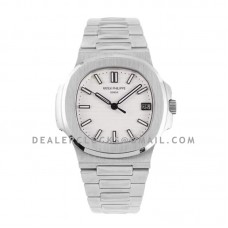 Nautilus Jumbo 5711 White Dial