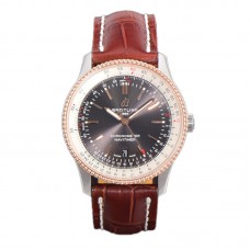 Navitimer Automatic 41 Slate Grey and White Dial in Steel/Rose Gold Navitimer Automatic 41 Slate Grey and White Dial in Steel/Rose Gold