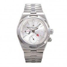 Overseas Dual Time White Dial in Steel Ref. 7900V/110A-B333