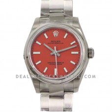 Oyster Perpetual 31mm Coral Red Dial 277200