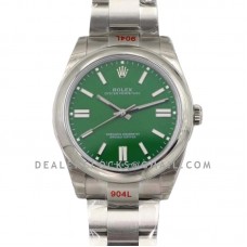 Oyster Perpetual 41mm Green Dial 114300