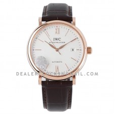 Portofino Automatic IW356504 White Dial in Rose Gold