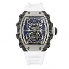 RM 021-01 Tourbillon Aerodyne on White Rubber Strap