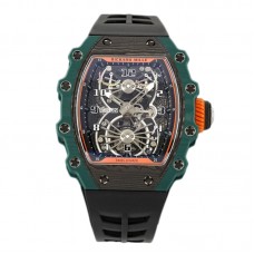 RM 021-02 Tourbillon Aerodyne on Black Rubber Strap