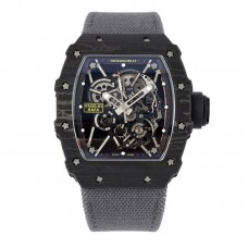 RM 035-01 Rafael Nadal NTPT Carbon on Grey Nylon Strap (Sonic)