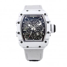 RM 035-01 Rafael Nadal White NTPT on White Nylon Strap