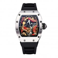 RM 057 Tourbillon Dragon in White Gold