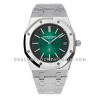 Royal Oak 15202 39mm Smoked Green Sunburst Dial