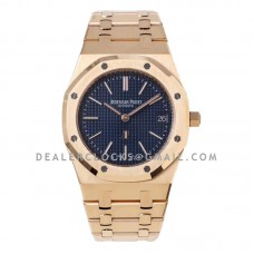 Royal Oak 15202OR 39mm Blue Dial in Rose Gold Royal Oak 15202OR 39mm Blue Dial in Rose Gold