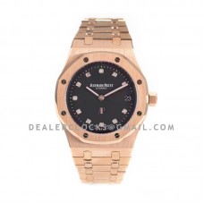 Royal Oak 15207OR 39mm Black Dial in Rose Gold Royal Oak 15207OR 39mm Black Dial in Rose Gold