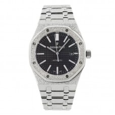 Royal Oak 15450ST 37mm Black Dial in Frosted Gold Royal Oak 15450ST 37mm Black Dial in Frosted Gold