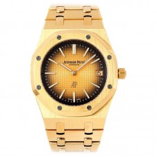 Royal Oak 16202 39mm Smoked Yellow Dial in Yellow Gold Royal Oak 16202 39mm Smoked Yellow Dial in Yellow Gold