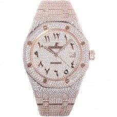 Royal Oak 41mm 15400 Iced Out Rose Gold in Arabic Markers Royal Oak 41mm 15400 Iced Out Rose Gold in Arabic Markers