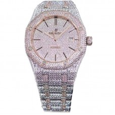 Royal Oak 41mm 15400 Iced Out Steel/Rose Gold in Stick Markers Royal Oak 41mm 15400 Iced Out Steel/Rose Gold in Stick Markers