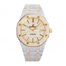 Royal Oak 41mm 15400 Iced Out Steel/Yellow Gold in Stick Markers Royal Oak 41mm 15400 Iced Out Steel/Yellow Gold in Stick Markers