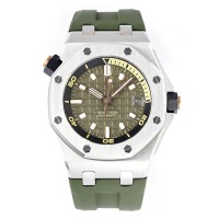 Royal Oak Offshore Diver Steel Khaki Dial Ref. 15720ST.OO.A052CA.01