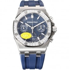 Royal Oak Offshore Selfwinding Chronograph 37mm Blue Dial in Steel Ref. 26231ST.ZZ.D027CA.01