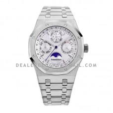 Royal Oak Perpetual Calendar Steel 26574 White Dial Royal Oak Perpetual Calendar Steel 26574 White Dial