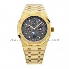 Royal Oak Perpetual Calendar Yellow Gold 26574BA Black Dial