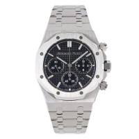 Royal Oak Self-Winding Chronograph Black Dial in Steel