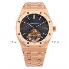 Royal Oak Tourbillon Extra-Thin Black Dial in Rose Gold Royal Oak Tourbillon Extra-Thin Black Dial in Rose Gold