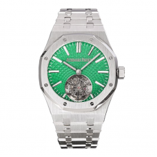 Royal Oak Tourbillon Extra-Thin Green Dial in Steel Royal Oak Tourbillon Extra-Thin Green Dial in Steel