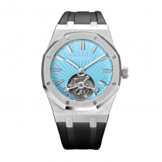 Royal Oak Tourbillon Extra-Thin Tiffany Blue Dial in Steel on Rubber Strap Royal Oak Tourbillon Extra-Thin Tiffany Blue Dial in Steel on Rubber Strap
