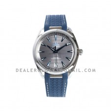 Seamaster Aqua Terra 150m Co-Axial Master Chronometer 41mm Grey Dial on Rubber Strap Ref: 220.12.41.21.06.001