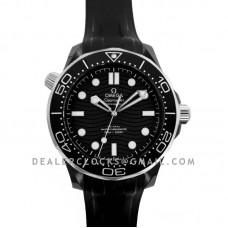 Seamaster Diver 300M Co-Axial Master Chronometer Black Dial 43.5mm on Black Rubber Strap Seamaster Diver 300M Co-Axial Master Chronometer Black Dial 43.5mm on Black Rubber Strap