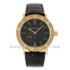 Solotempo Black Dial in Yellow Gold