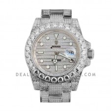 Submariner 116659 Full Diamond Paved Dial in Steel