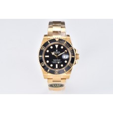 Submariner 40 116618LB Black Ceramic in Gold