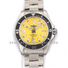 Superocean Automatic 44mm in Yellow Dial on Black Bezel Ref: A17367021I1A1 Superocean Automatic 44mm in Yellow Dial on Black Bezel Ref: A17367021I1A1