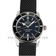 Superocean Heritage II B20 Automatic 42mm in Black Dial on Black Bezel on Rubber Strap Superocean Heritage II B20 Automatic 42mm in Black Dial on Black Bezel on Rubber Strap