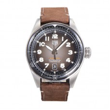Tag Heuer Autavia Caliber 5 Black Dial with Black Ceramic Bezel on LeatherStrap